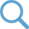 blue search icon